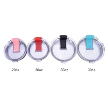 Quevina100pcs 4 цвета 20 oz 30 унций крышки чашек герметичное уплотнение дополнительная крышка для кружка Yeti 30 унций 20 унций чашки для RTIC 20 oz 30 унций чашки