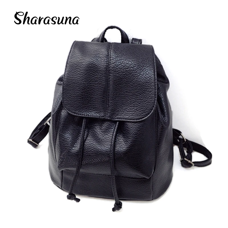 Рюкзак женский из мягкой искусственной кожи для путешествий 2018|backpack fashion|fashion