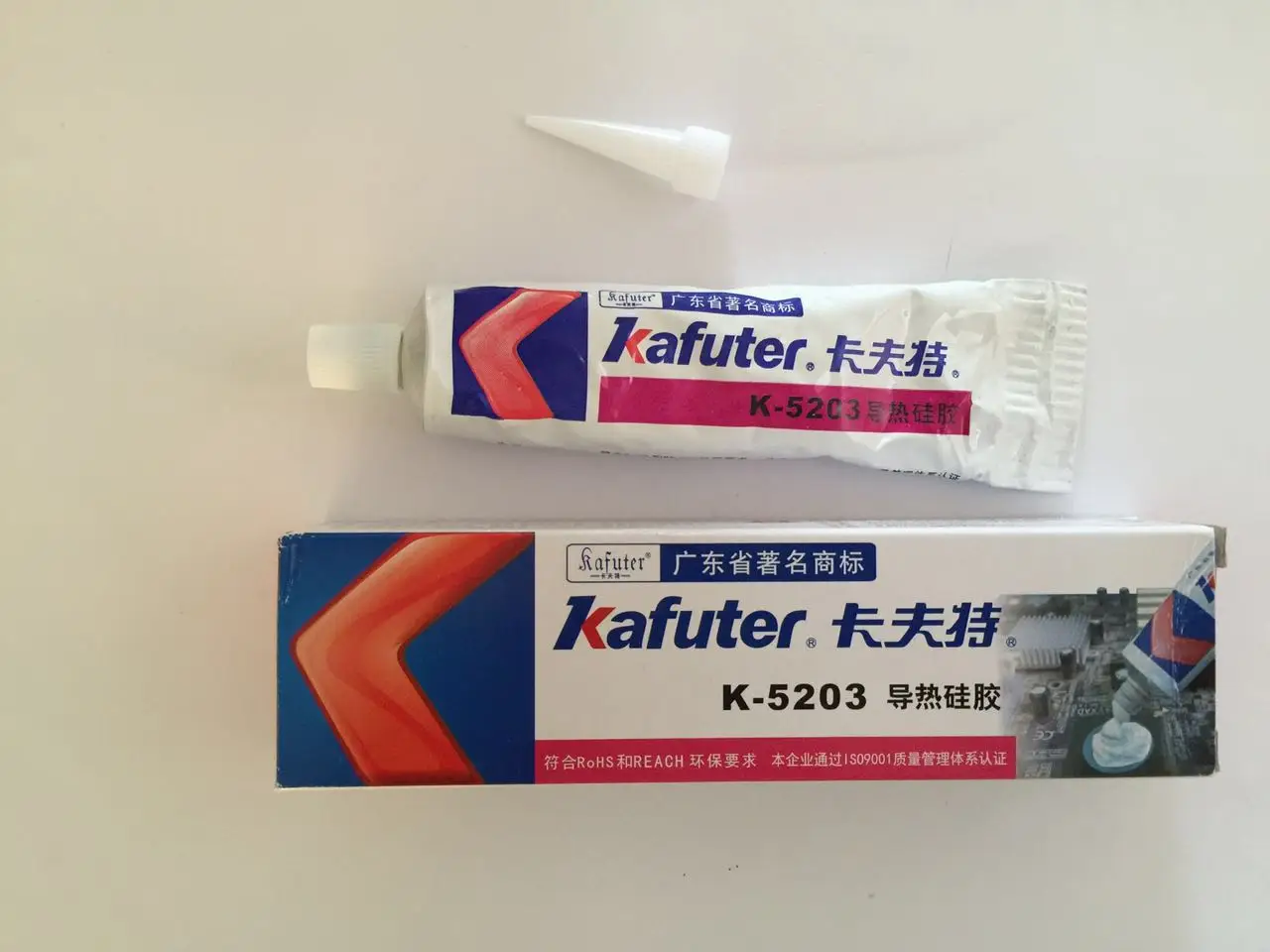 

80g Kafuter K-5203 Heatsink CPU Thermal Conductive Silicon Grease Paste Glue Adhesive LED Light Silicon Rubber Gel