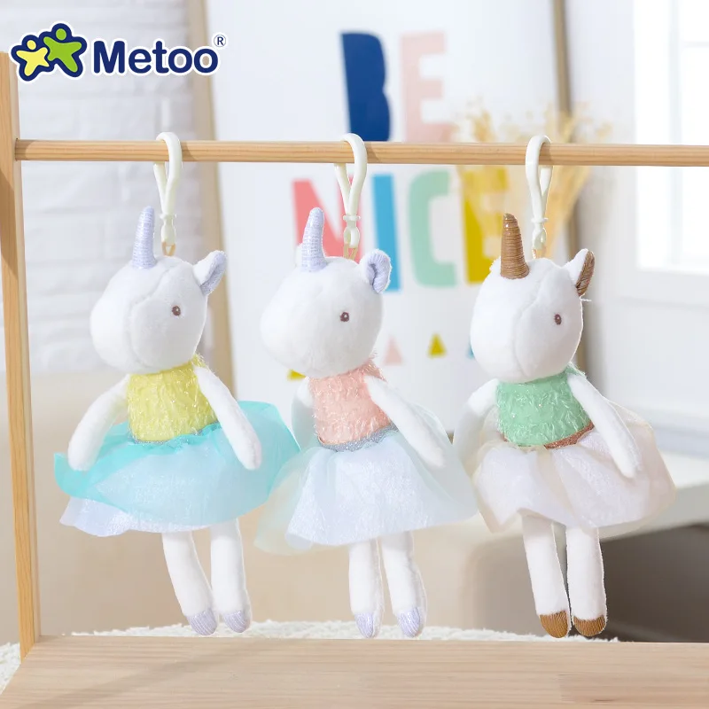 Stuffed Rabbit Toys Metoo Doll Kids Mini Angela Keychain Sleeping Toys For Girls Newborn Baby Birthday Christmas Gift