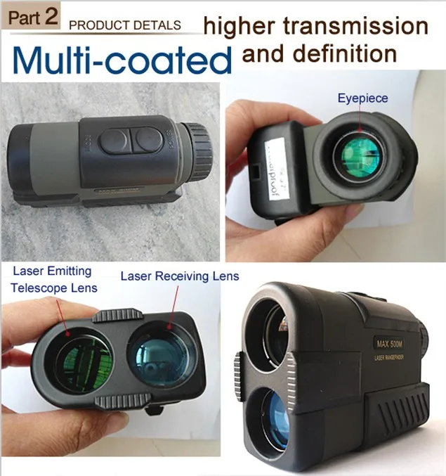 High Quality Waterproof 500m Laser Distance Meter and Speed Range Finder Monocular Laser font b Rangefinder