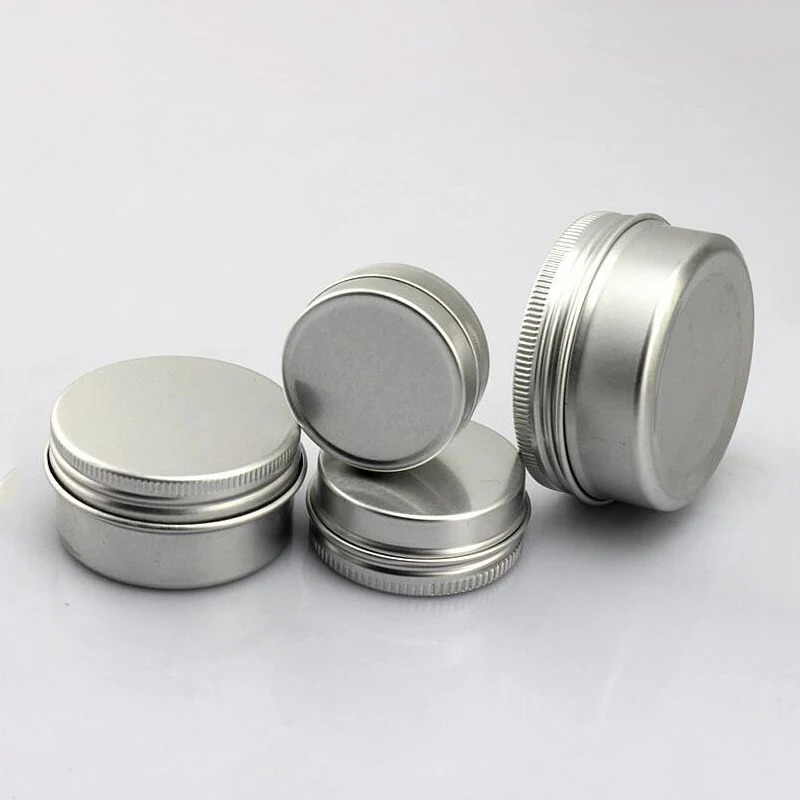 100 шт./лот 10g 15g 30g 50g 60g 100g 150g Алюминий баночка для косметических средств