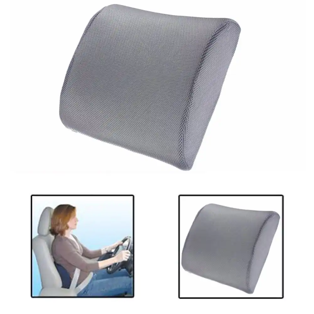 腰椎バック椅子枕低反発腰痛の痛車シート整形外科クッション Seat Solution Cushion Carmemory Foam Back Aliexpress