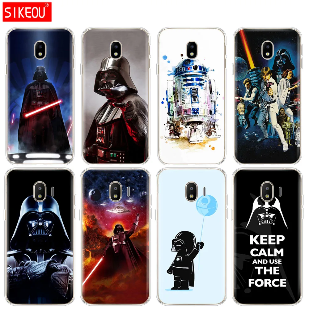

silicone cover phone case for Samsung Galaxy J3 J5 J7 2017 J330 J530 J730 PRO j2 2018 Darth vader Star wars Child