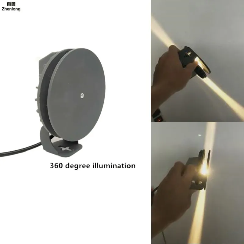 

LED Floodlight 360 Degrees Illuminate Outdoor Light Waterproof Outline Door Frame Light 12W 110V 220V Windowsill Gate Light Lamp
