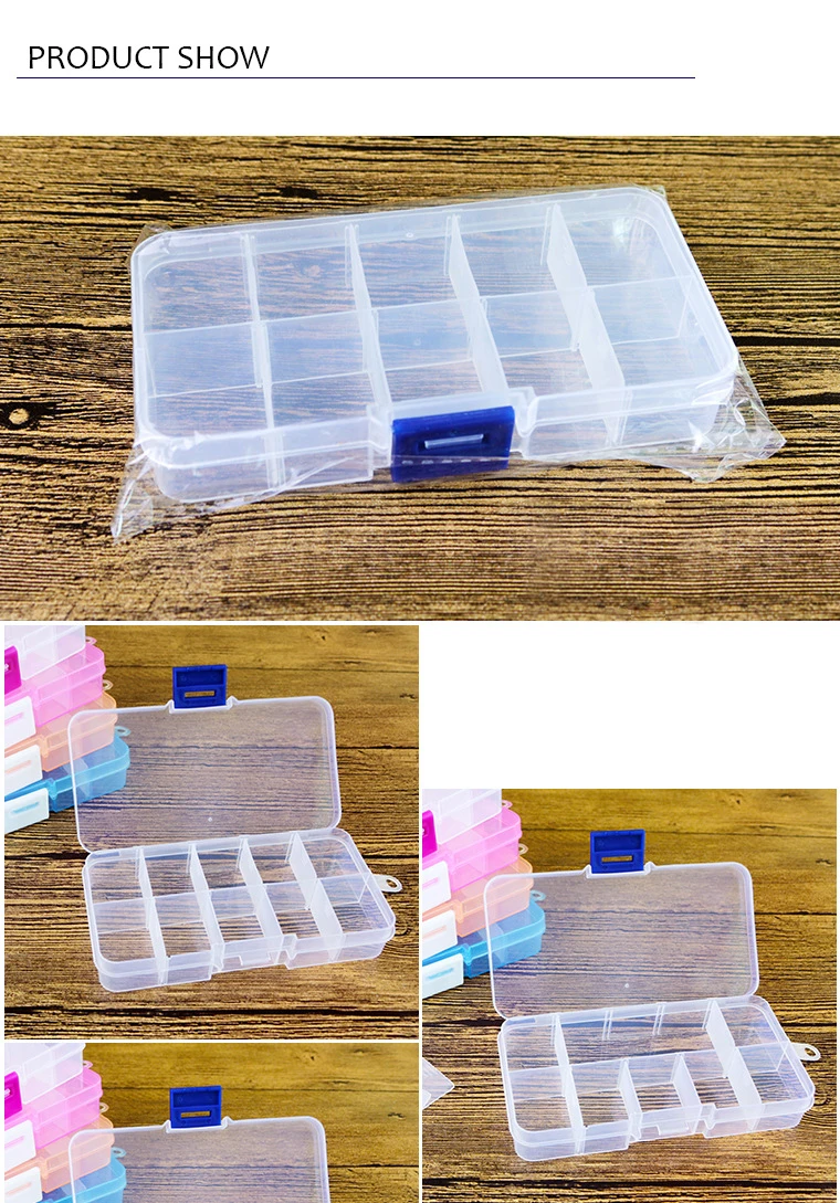 Portable plastic Storage Box Container for Jewelry Beads Pills Nail Art Tips Ring Electronic Parts Screw Beads Organizer (14)