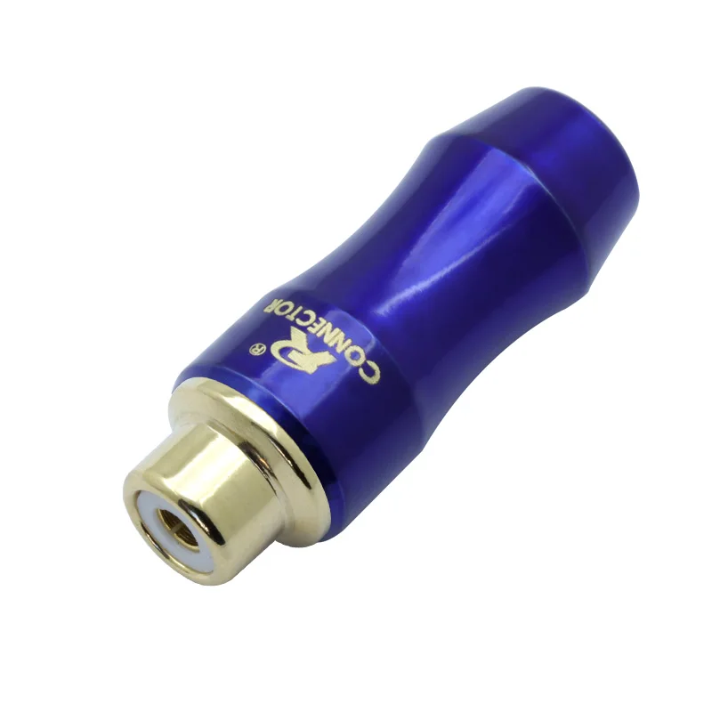 10 шт./лот медный RCA разъем высокого качества 24K позолоченный гнездовой паяльный