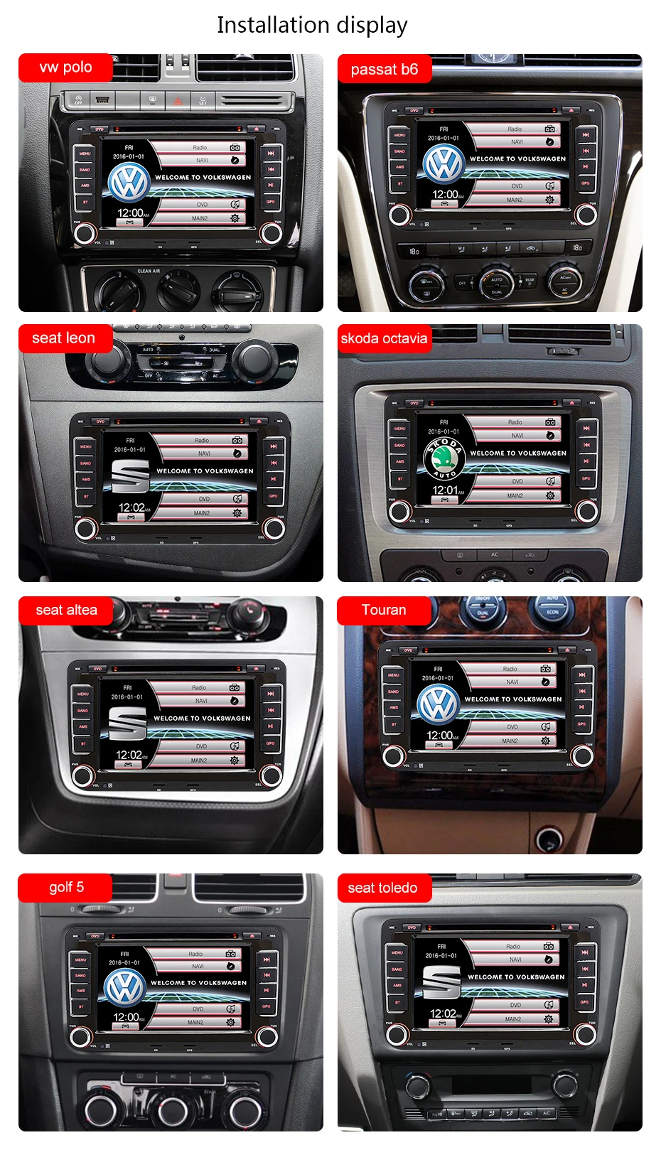 Top wholesale! Junsun 2 Din Car DVD GPS Radio Player for Volkswagen VW polo golf 5 touran passat B6 b7 jetta tiguan seat leon 13 Top wholesale! Junsun 2 Din Car DVD GPS Radio Player for Volkswagen VW polo golf 5 touran passat B6 b7 jetta tiguan seat leon 13