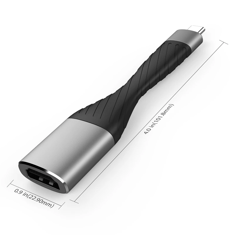 USB C к HDMI конвертер портативный Тип c папа Женский адаптер 4 30 Гц разрешение для Macbook