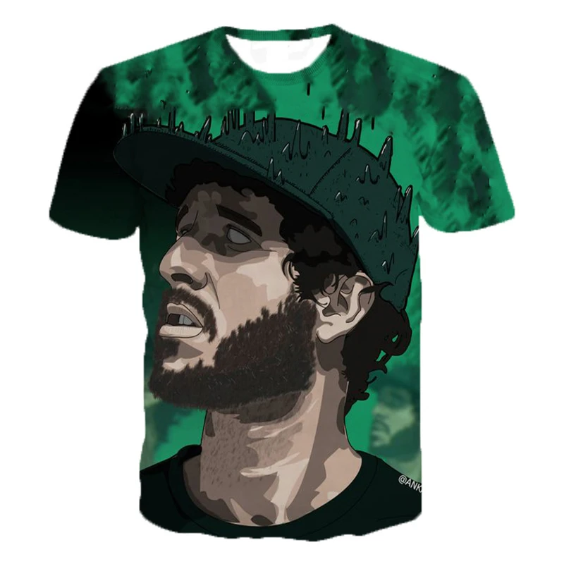 2019 Новое поступление Рэппер Lil Dicky Мужская 3D футболка для женщин с уличной стиль Хип Хоп Harajuku 3D Lil Dicky мужчин футболка