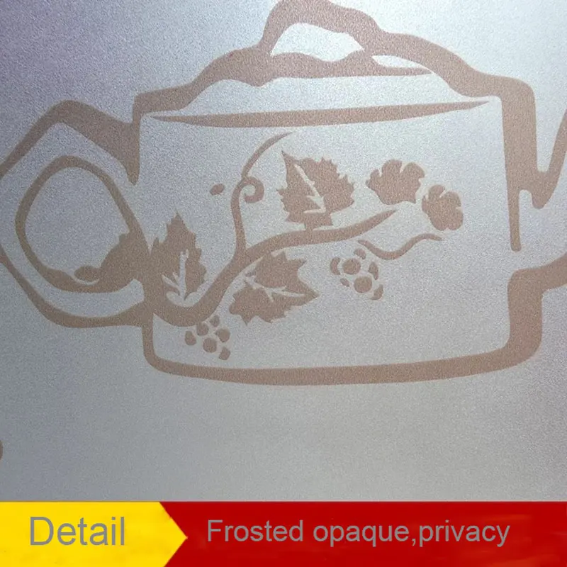 Art teapot tea Window sticker glass Film Home Decor bathroom Tea room kitchen Self-adhesive Window Glass Sticker 45/60/90*200cm Art teapot tea Window sticker glass Film Home Decor bathroom Tea room kitchen Self-adhesive Window Glass Sticker 45/60/90*200cm