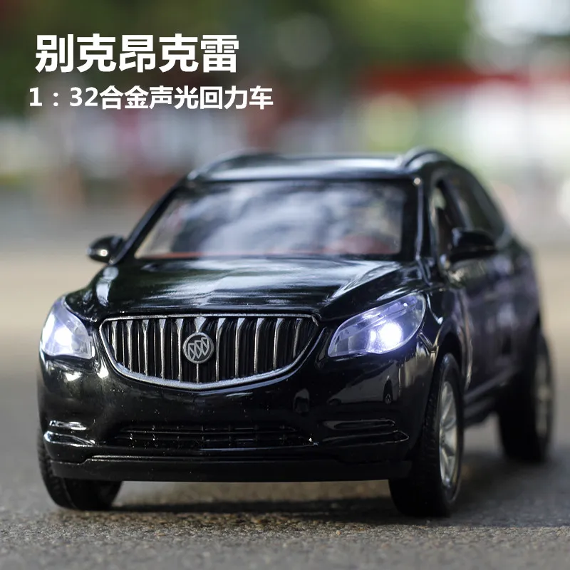 1 32 free shipping Scale Buick enclave Alloy Diecast Car Model Pull Back Toy Car model