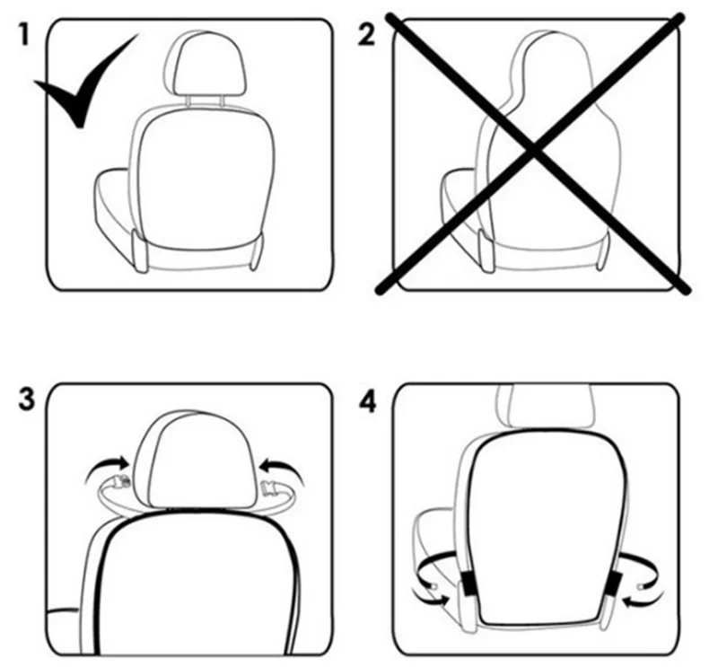 Чехол на заднее сиденье автомобиля, защитный детский коврик для Kia Rio K2 K3 K4 K5 KX3 KX5 Cerato, Soul, Forte, Sportage R, Sorento