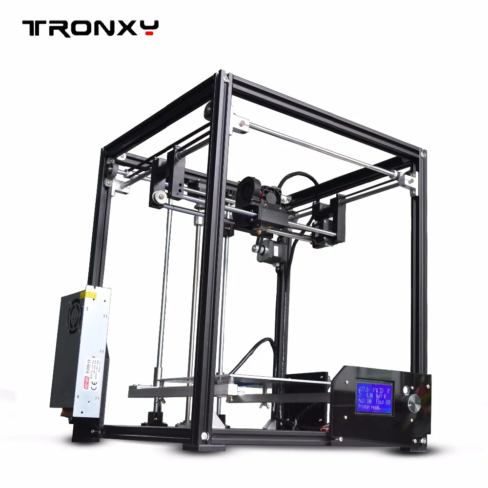 Tronxy X5 3d принтер DIY наборы алюминиевой структуры impresora 3D печать PLA ABS большой размер печати с 8 г sd-картой impressora 3d