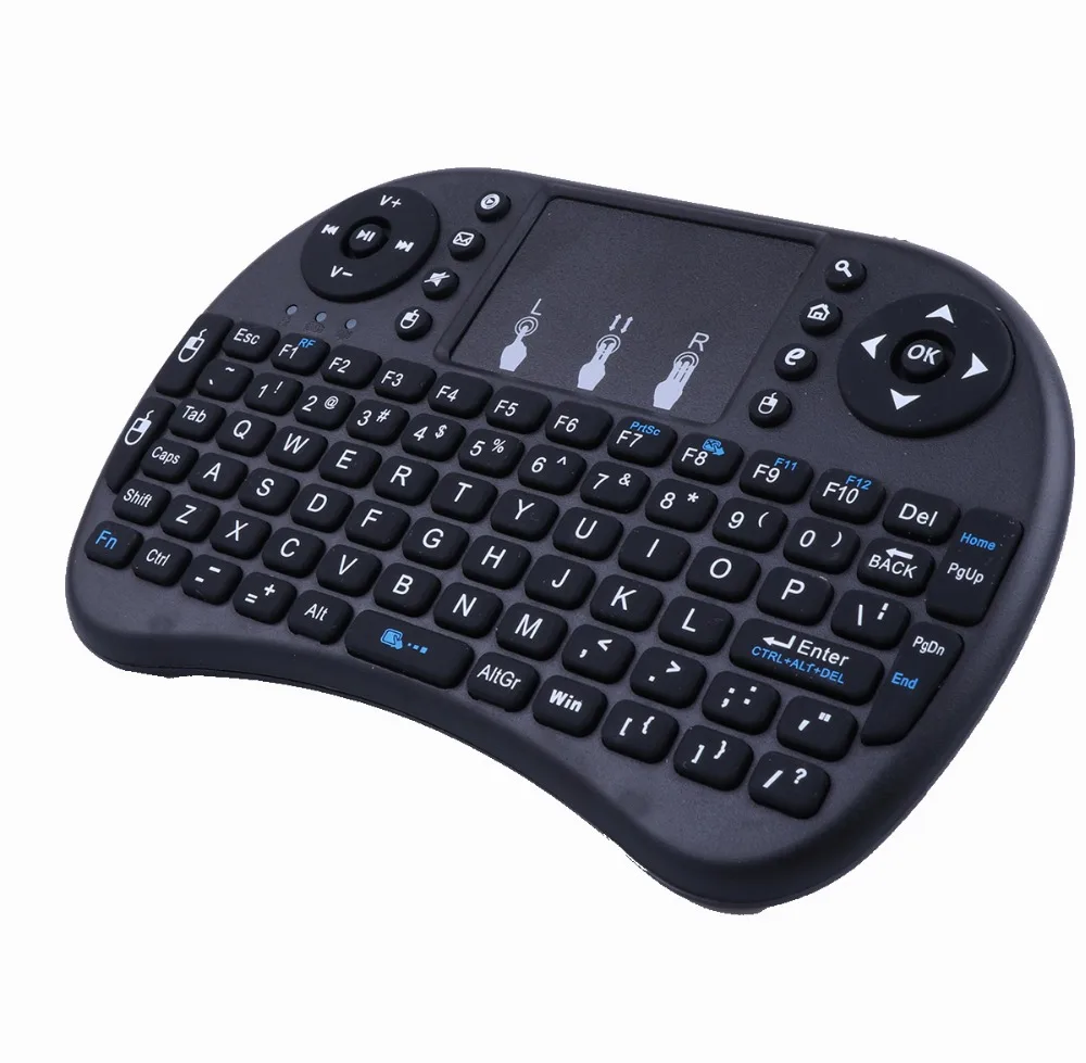 Mecool i8 игровая Беспроводная мини клавиатура 2 4 ГГц с русской и английской