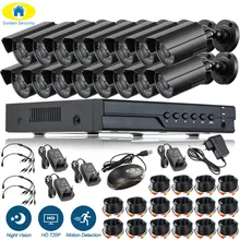 720P HDMI AHD CCTV DVR 1.0MP уличная инфракрасная камера видеонаблюдения DIY 16CH CCTV система 1200 TVL Металлический корпус камеры наблюдения комплект