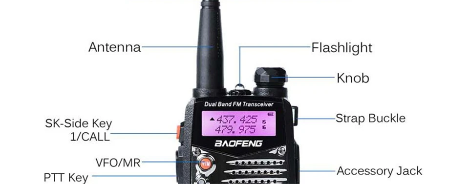 2 шт. Baofeng UV5RA рация UV-5RA обновленная версия UHF VHF Двухдиапазонный CB радио VOX FM трансивер для охоты двухстороннее радио