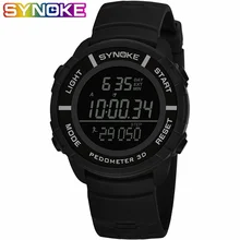 SYNOKE Роскошные спортивные часы Для мужчин аналоговые цифровые военные часы в спортивном стиле светодиодный Водонепроницаемый наручные часы Для мужчин Relogio Masculino в подарок