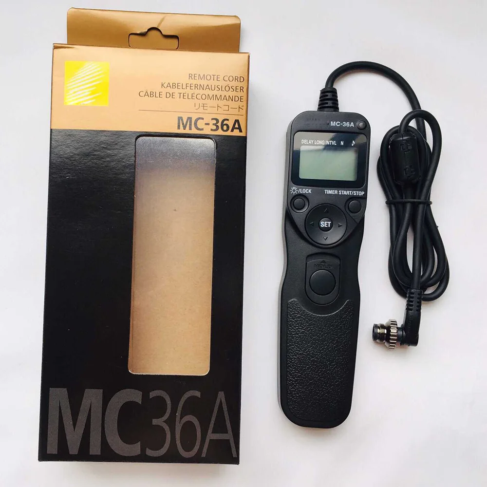 MC-36A MC36A MC-36 мульти-Функция шнур дистанционного управления для камеры для NIKON D5 D4S D4 D3S D3X D3 D850 D810A D810 D800E D800 D700 D500 D300S