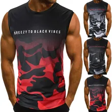 Мужская Повседневная тонкая майка без рукавов с буквенным принтом,, мужская майка для бодибилдинга, фитнеса, майка с принтом, жилет высокого качества