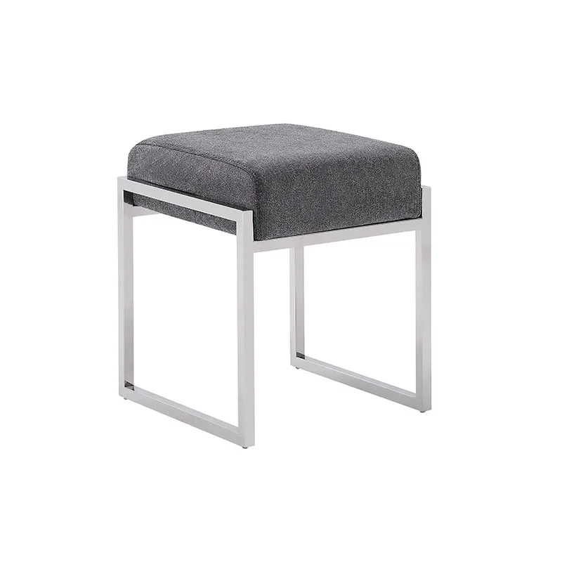 New Modern Househoold Stainless Steel Cloth Art Chair Kids Foot Stool Wood Small Bench Makeup Eat Stool Sofa Small Furniture Buy At The Price Of 103 99 In Aliexpress Com Imall Com