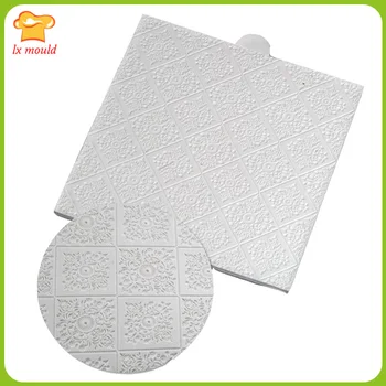 

The new 2016 Retro totem texture pad Double sugar cake grain printing pad glass surface printing mold