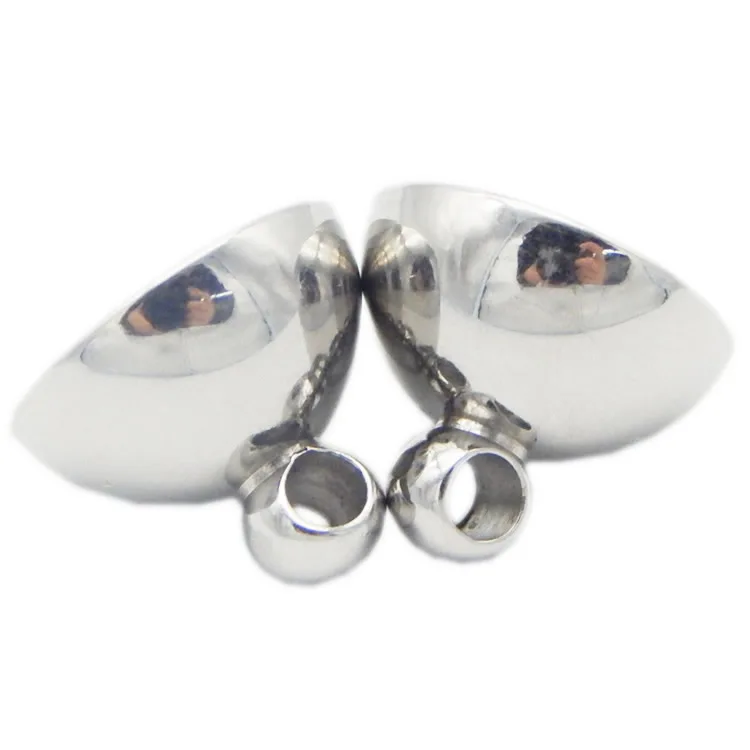 8 мм 10 мм 12 мм 14 мм круглый шар одножильный нержавеющая сталь магнитные застежки аксессуары для веревки браслеты ожерелья BXGC-117