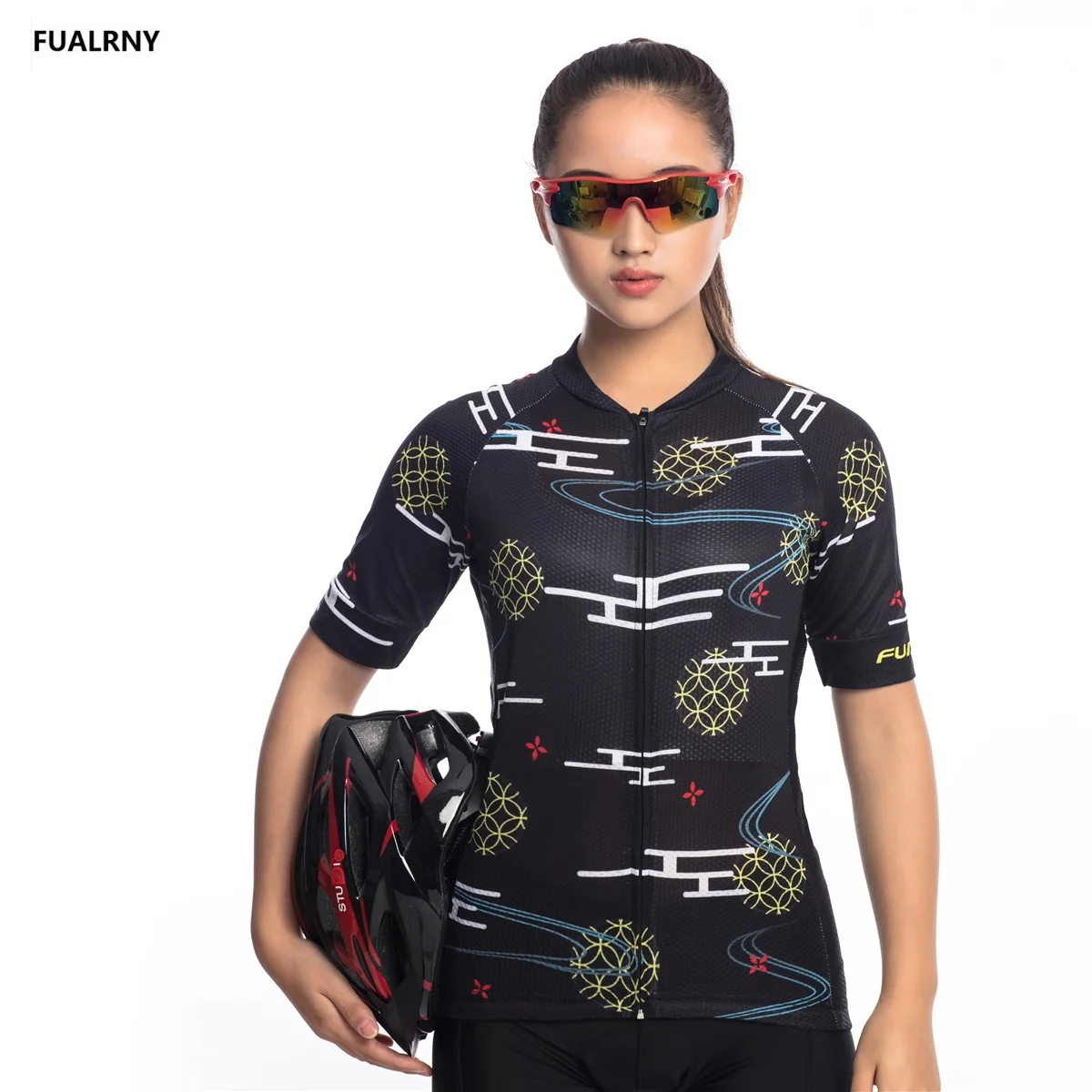 2018 FUALRNY NEW Pro Thin short Cycling jersey Women Sportswear Mtb Bike Bicycle Padded Cycling Clothing Personality design