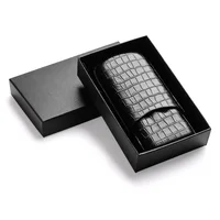 New travel Cigar case Gadgets Portable Leather Cigar Case 2-3 Tubes Cigars Holder Mini Humidor CF-0411 1