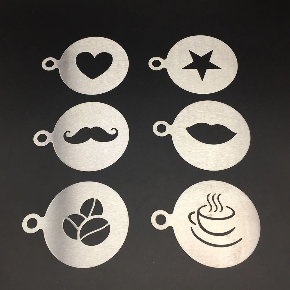 

Coffee Printing Model Thick Cafe Foam Spray Template Stencils Decor Tool
