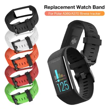 

Silicone Wrist Strap Replacement Strap High Quality Buckle Wristband Watch Band For Polar A360 A370 GPS Smart Band Accessories