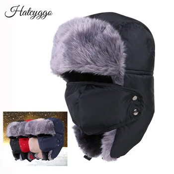 Hatcyggo Winter Hat Bomber Hoeden Voor Mannen Vrouwen Dikker Bivakmuts Katoen Bont Winter Oorklep Warme Muts Russische Schedel Masker Bomber hoed Hatcyggo Winter Hat Bomber Hoeden Voor Mannen Vrouwen Dikker Bivakmuts Katoen Bont Winter Oorklep Warme Muts Russische Schedel Masker Bomber hoed