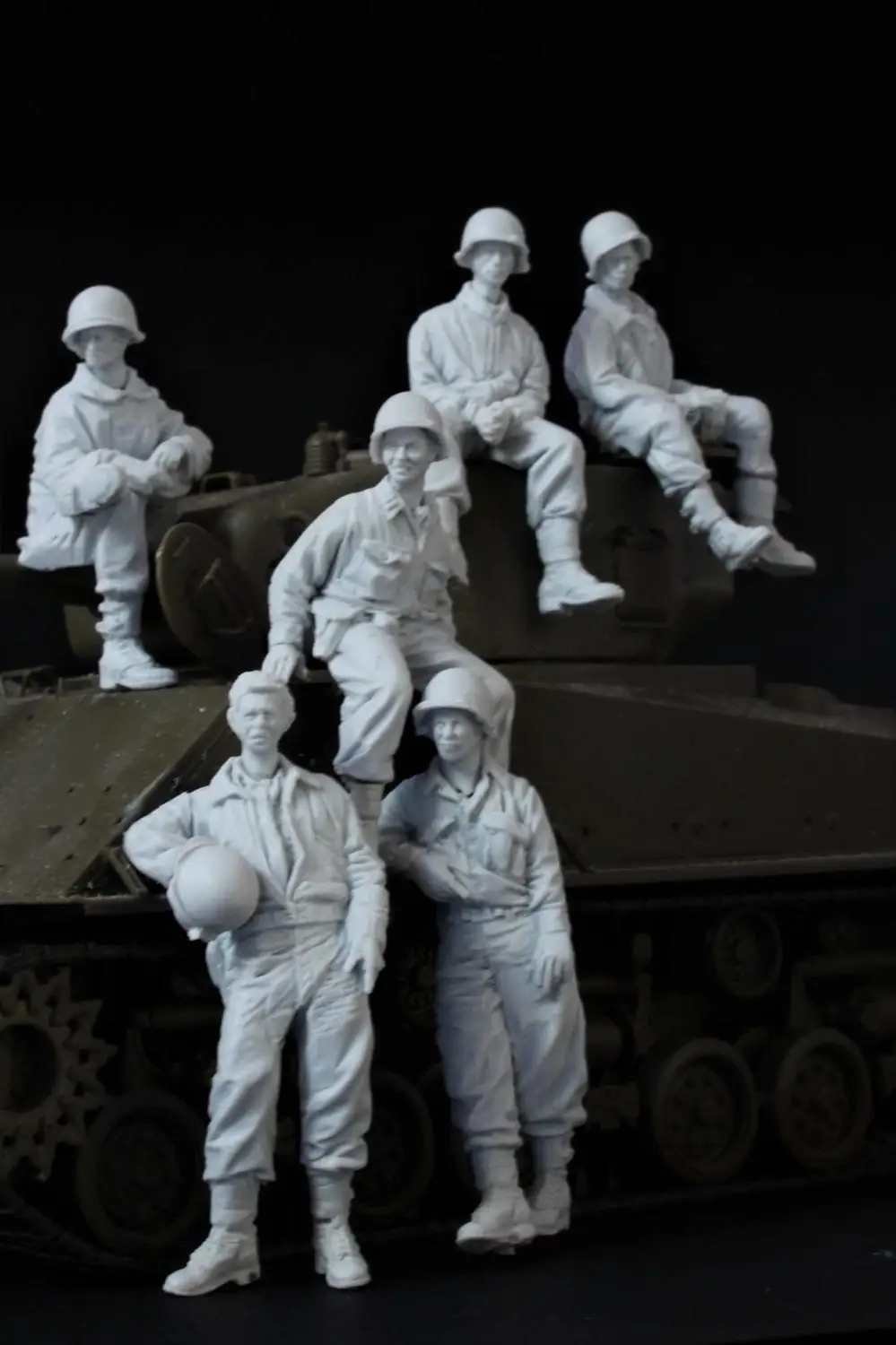 1/35 модельная фигурка из смолы неразрисованная 00485 | Игрушки и хобби