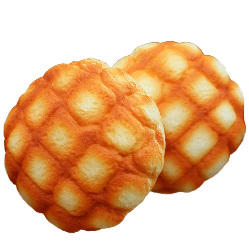 

10CM Jumbo Pineapple Bun Bread Squishy Super Slow Rising Phone Strap Bread Stretchy Fun Gift Cute Sweet Cream Scented Kids Toy