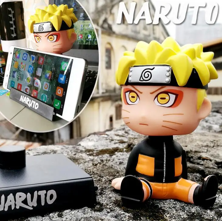 Аниме Uzumaki Наруто Bobble Head украшение автомобиля ПВХ фигурка игрушки 12 см|Игровые