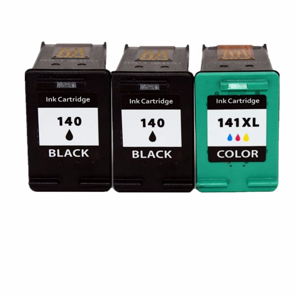 Восстановленные картриджи для HP140 141 XL HP140XL 140XL Deskjet D4263 D4363 Officejet J5783 J6413 5700 Series|ink