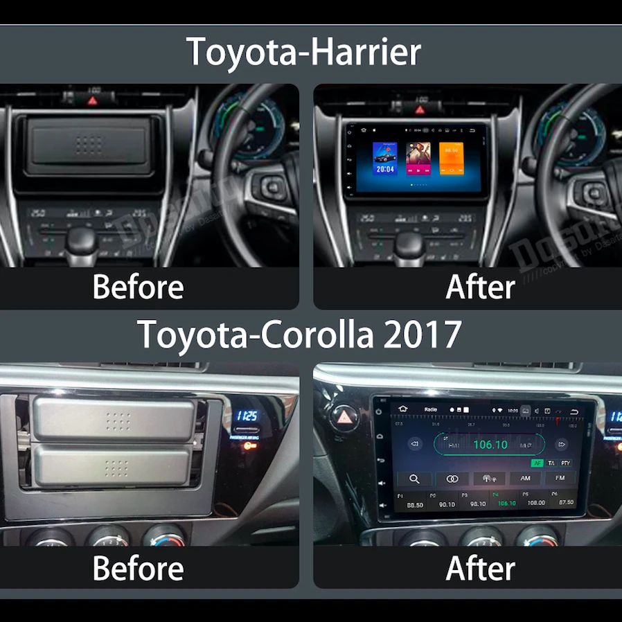Excellent Stereo Head Unit Android 9.0 GPS for Toyota Corolla 2017 Innova Estima 2 din Harriers auto-radio navigation 4Gb+32Gb PX5 8-Core 4