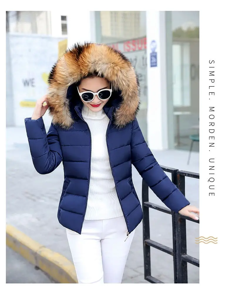 Женские зимние куртки, новинка, парки для женщин, ватные куртки с капюшоном, большой искусственный мех, теплое зимнее пальто для женщин, плюс размер 5XL