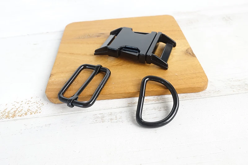 10sets/lot(metal buckle+adjust buckle+D ring/set) DIY Dog Collar sewing accessories 30mm environmental metal buckle