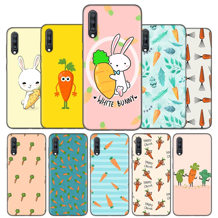 

Silicone Case Cover For Samsung Galaxy A50 A80 A70 A40 A30 A20 A20e A10 A9 A8 A7 A6 Plus 2018 Note 10 9 8 Carrot Vegetable Food