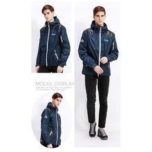 Royalway Кемпинг Походные куртки Для мужчин открытый Водонепроницаемый ветрозащитный Теплый Высокое качество ветровка дождевик осень г.# RCM4028AF