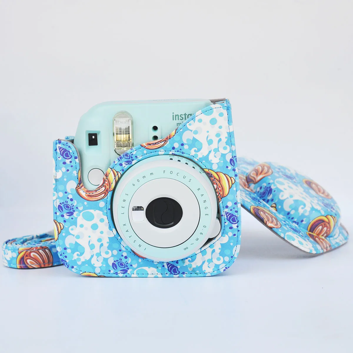 Чехол для Камеры Fujifilm Instax Mini 9 из искусственной кожи с плечевым ремнем сумка с карманом для мини 9 мгновенная Защита камеры