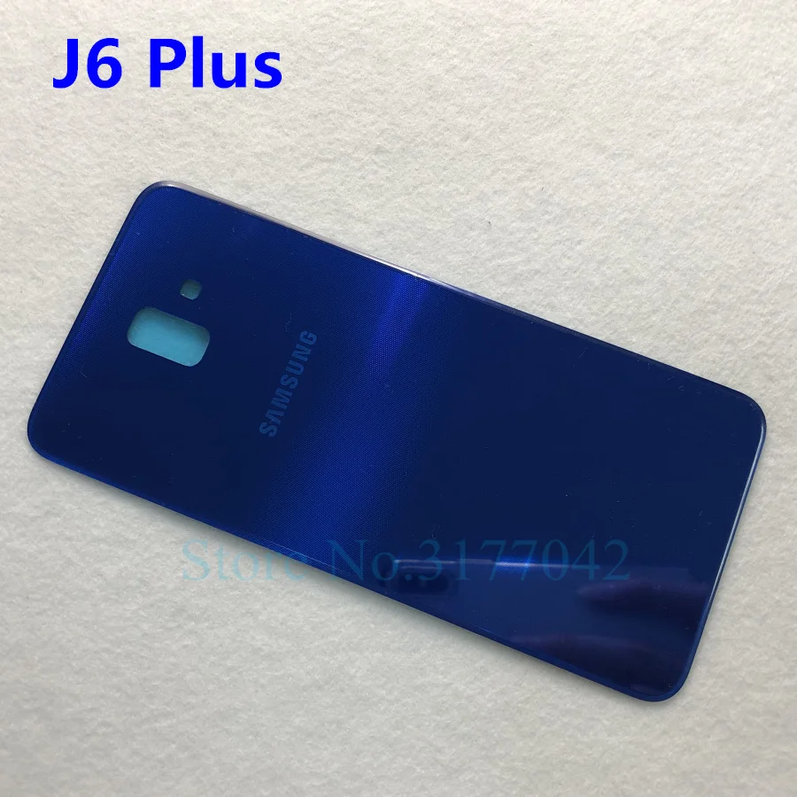 Задняя крышка аккумулятора samsung J4+ J6+ для samsung Galaxy J4 Plus J415 J415F J6 Plus J610 J610F j6plus j4plus Задняя стеклянная крышка