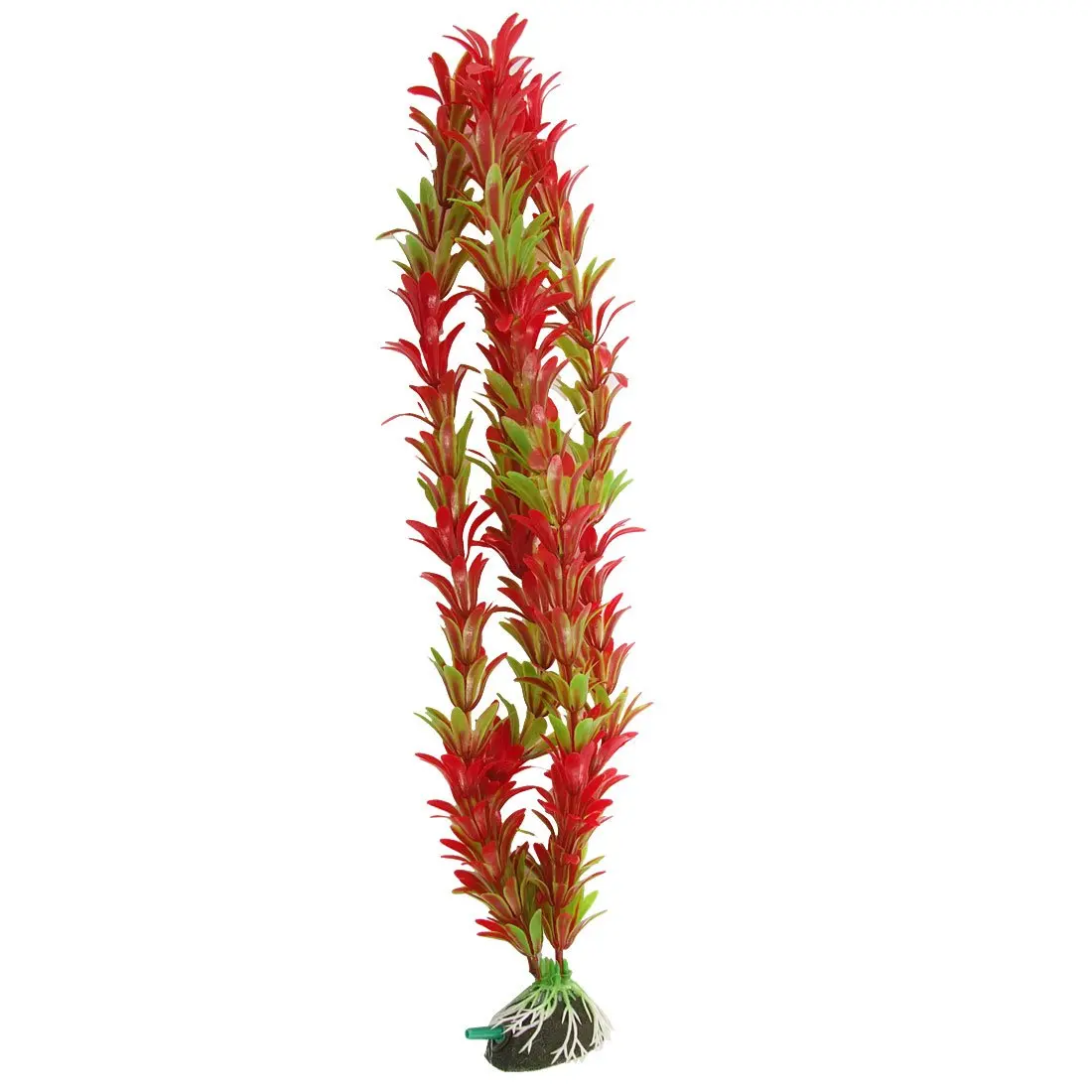 Red green Мода-аквариум Воздушный камень красный зеленый искусственный водный растение орнамент 15" - Цвет: Red green