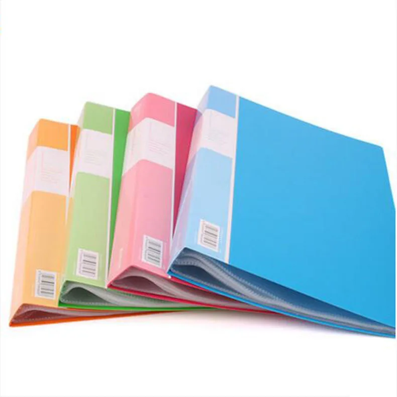 A6 A5 6-Holes Colorful PVC Cover Round Ring View Binder With Snap