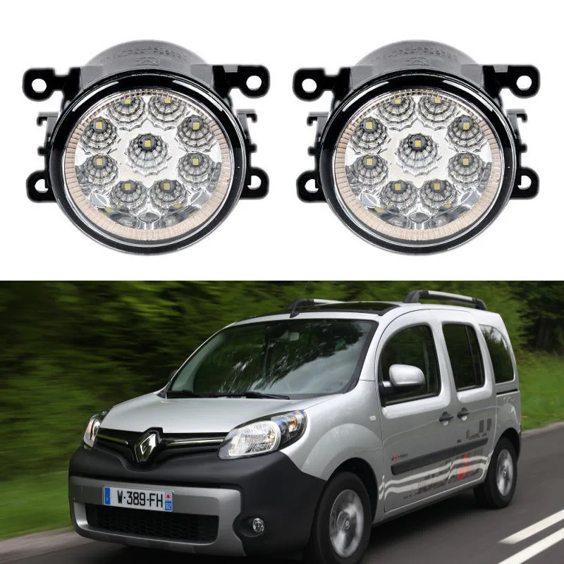 Car Styling For Renault Kangoo 2013 2016 9 Pieces Led Fog Lights H11 H8