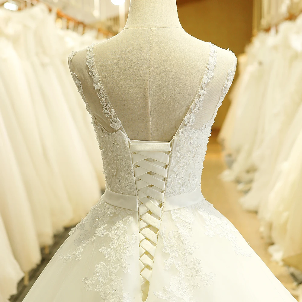 SL-1T, сделанное на заказ, ТРАПЕЦИЕВИДНОЕ кружевное платье с аппликацией, китайское свадебное богемное платье