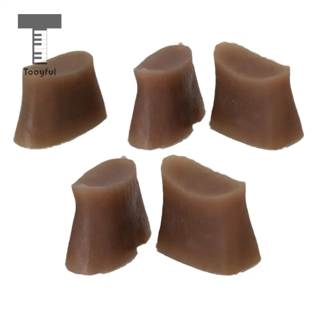 5pcs Small Size Flute Trill Key Bumper Cork Flute Part Silicone Band