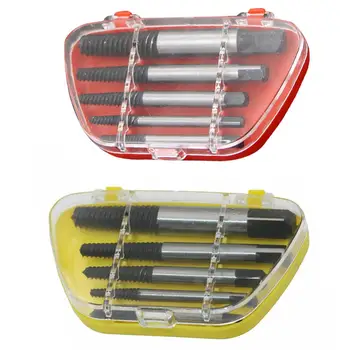 

5Pcs Damaged Broken Bolt Screw Extractor Set Easy Out Guide Remover Drills Bit