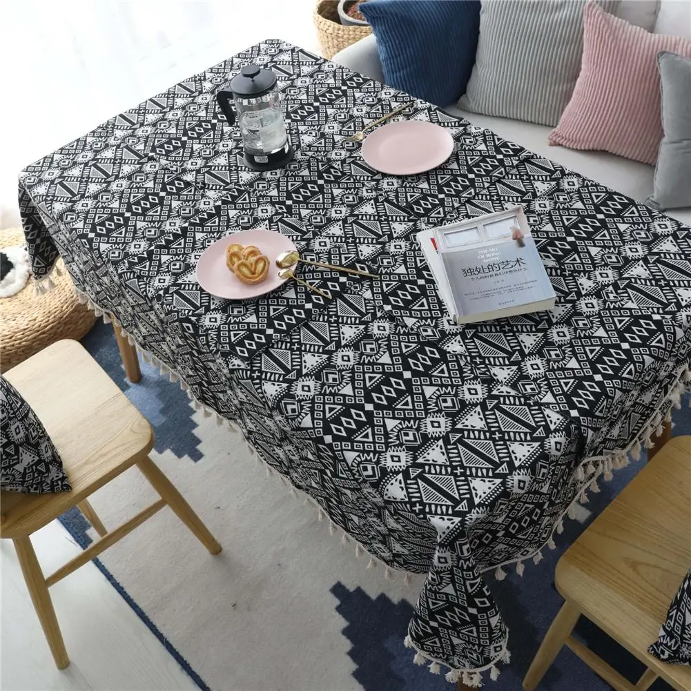 Aliexpress.com : Buy Modern Cotton Rectangle Tablecloth ...